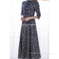 Vintage Dress, Printed Dress, Women Clothing (D-117)